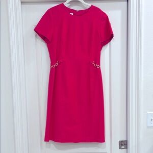 Talbots Silk and Cotton Pink Sheath Dress